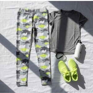 Girls Camo Sports Leggings